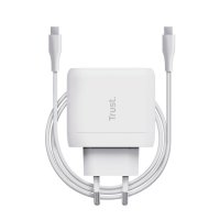 Polnilec TRUST Maxo, USB-C, 65W, beli
