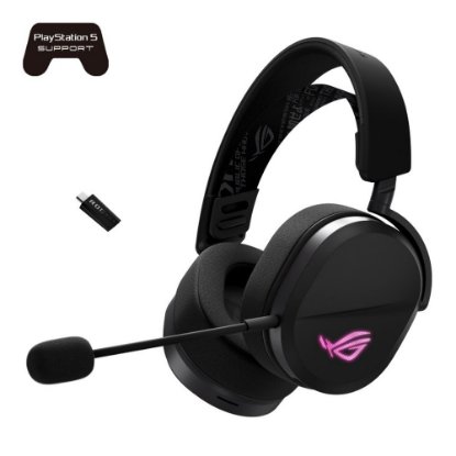 slušalke ASUS ROG Pelta, brezžične, BT, črne