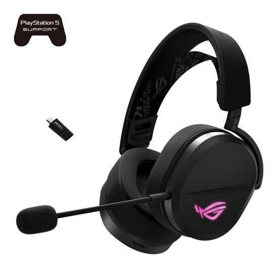 slušalke ASUS ROG Pelta, brezžične, BT, črne