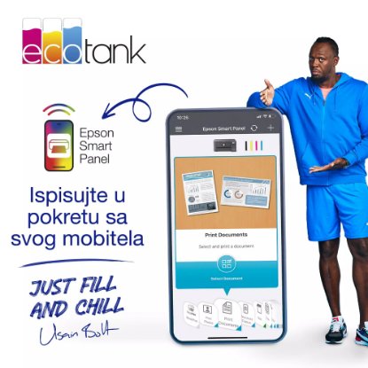 Multifunkcijski Tiskalnik EPSON ITS L5590, Tiskalnik/scanner/copy/fax, Eco Tank, 4800 dpi, USB, WiFi, črni