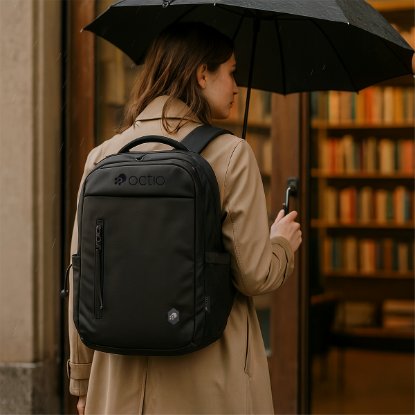 Nahrbtnik za prenosnik OCTIO Urban 15,6". črni