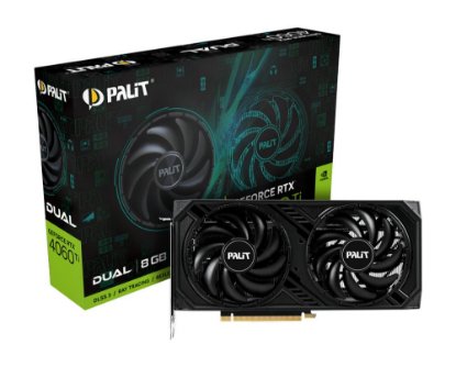 Grafična kartica PALIT GeForce RTX 4060 Ti Dual, 8GB GDDR6