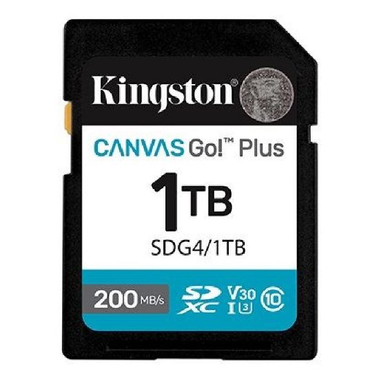 Pomnilniška kartica KINGSTON Canvas Go! Plus SDG4/1TB, SDXC, Class 10, UHS-I