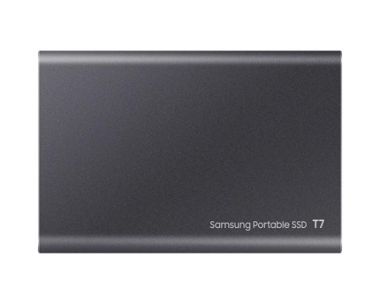 Zunanji SSD 1TB SAMSUNG T7, MU-PC1T0T/WW, 1050 MB/s,USB-C, V-Nand, sivi