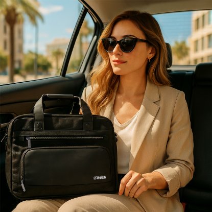 Torba za prenosnik OCTIO Prestige 15,6" črna