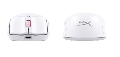 Miška HYPERX Pulsefire Haste 2 Wireless 6N0A9AA, 26000 DPI, brezžična, bela