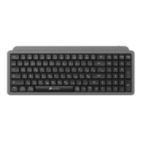 Tipkovnica OCTIO Pro K350W, brezžična, črno-siva