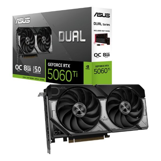 Grafična kartica ASUS GeForce RTX 5060 Ti Dual OC, 8GB GDDR