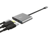 Postaja za priklop TRUST Dalyx, 3 v 1, USB-C na USB 3.1, USB-C, HDMI, za prenosnikAsk ChatGPT