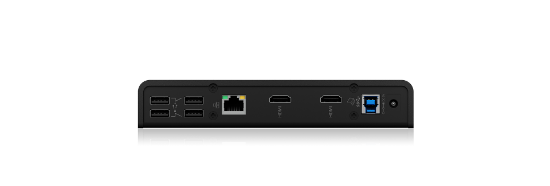 Priklopna postaja ICY BOX IB-DK2251AC, USB-C/B na 2x HDMI, USB-C, 3x USB 3.0 Type-A, 4x USB 2.0 Type-A, G-LAN RJ45, za  prenosni računalnik