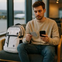 Nahrbtnik za prenosnik OCTIO Summit 15,6" beli