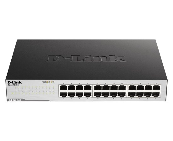 Switch D-LINK GO-SW-24G, 24-portno Gigabit Ethernet Easy Desktop stikalo, 10/100/1000 Mbps