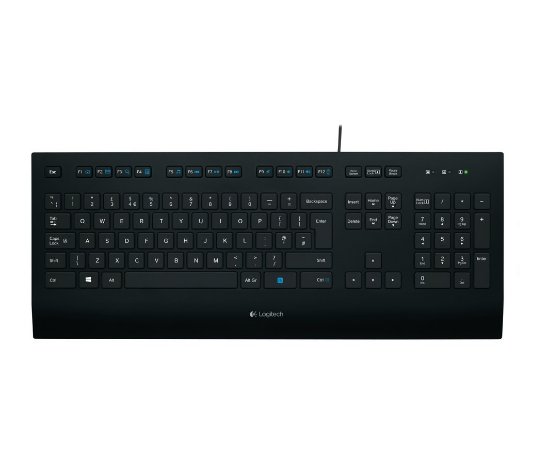 Tipkovnica LOGITECH K280, črna, USB