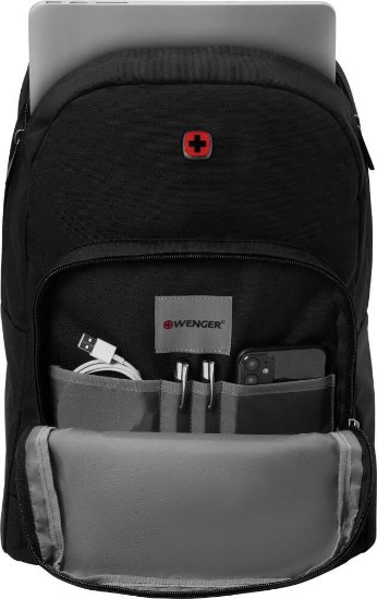 Nahrbtnik za prenosnik WENGER Crango 16", črno-rdeči