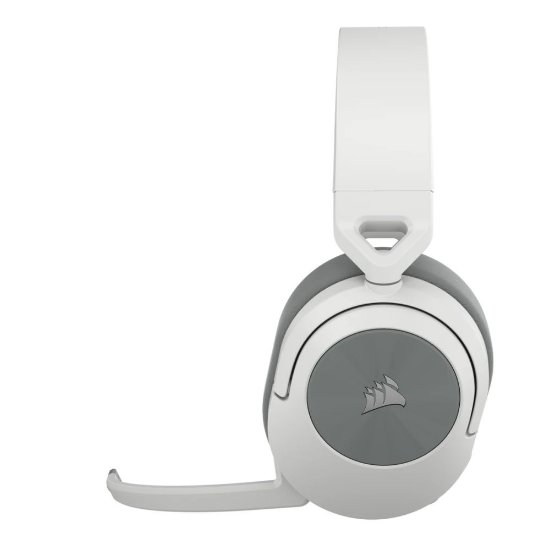 slušalke CORSAIR HS55 Wireless, brezžične, mikrofon, bele