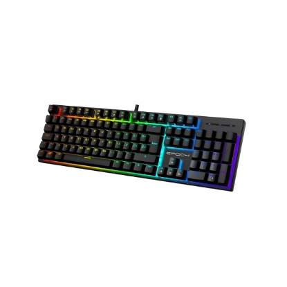 Tipkovnica EPOCH Rhea, RGB, mehanička, crveni switch, UK/SLO/HR layout, črna, USB