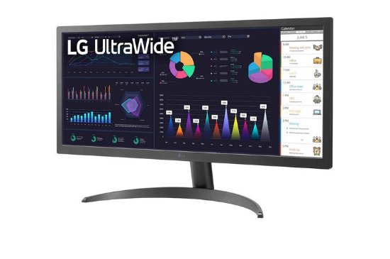 Monitor 26" LG UltraWide 26WQ500-B, WFHD, IPS, 75 Hz, 5 ms, 250 cd/m2, FreeSync, črn