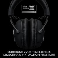 slušalke LOGITECH Gaming G PRO X, 7.1, brezžične, črne