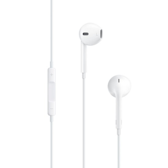 slušalke APPLE Earpods 2017, in-ear, 3.5mm, mikrofon, bele