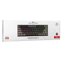 Tipkovnica WHITE SHARK GK-002112V2 Wakizashi-2, RGB, crveni switch, mehanička, UK/HR, črno-siva