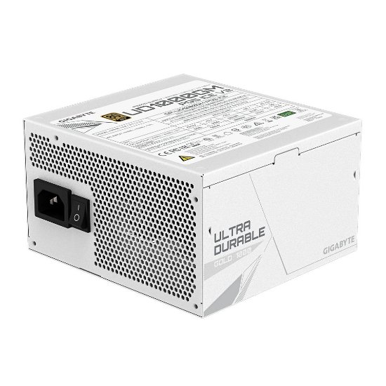 Napajalnik 1000W, GIGABYTE UD1000GM PG5 ICE, 120mm vent, 80+ gold, modularni, bel
