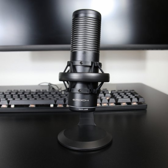 Mikrofon EPOCH Phobos, RGB, namizni, USB, črni