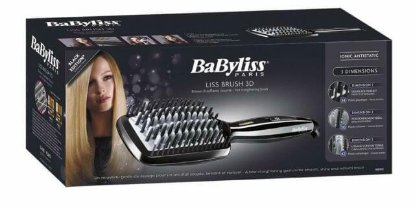 Krtača za lase BABYLISS HSB101E, Liss brush, 180-190-200 stopinj, črna