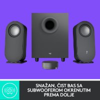 Zvočniki LOGITECH Z407 2.1, BT, črni