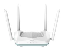 Router D-LINK R15 Eagle Pro Smart AX1500, 1x WAN, 3x Gigabit LAN, 4 antene, brezžični, beli