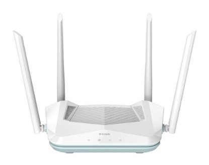 Router D-LINK R15 Eagle Pro Smart AX1500, 1x WAN, 3x Gigabit LAN, 4 antene, brezžični, beli