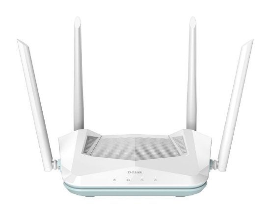 Router D-LINK R15 Eagle Pro Smart AX1500, 1x WAN, 3x Gigabit LAN, 4 antene, brezžični, beli