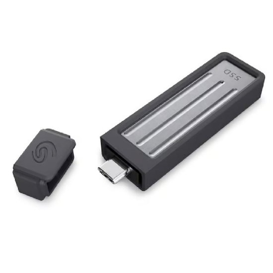 Zunanji SSD 1TB SEAGATE Ultra Compact, STKM1000400, 1000 MB/s, USB-C, siv