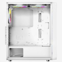 Ohišje BIT FORCE SWAN ARGB-4, MIDI, ATX, RGB, belo, window, bez napajalnika