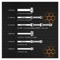 Napajlnik 750W LC Power Integrator Pro LC6750B-SI V3.1, 80+ Bronze, črno