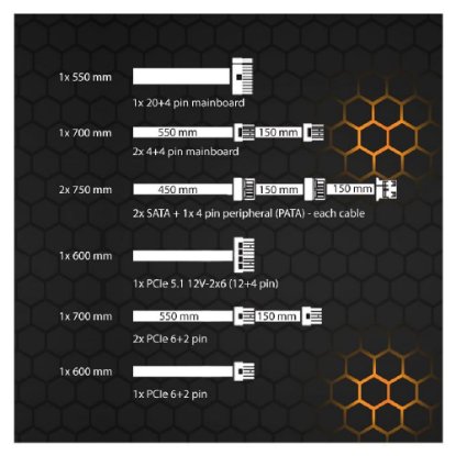 Napajlnik 750W LC Power Integrator Pro LC6750B-SI V3.1, 80+ Bronze, črno