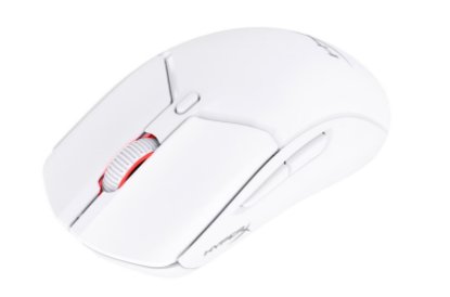 Miška HYPERX Pulsefire Haste 2 Wireless 6N0A9AA, 26000 DPI, brezžična, bela