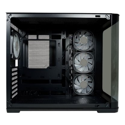 Ohišje LC POWER 8001B Pro-Storm Dark, MIDI, ATX, bez napajalnika, črno
