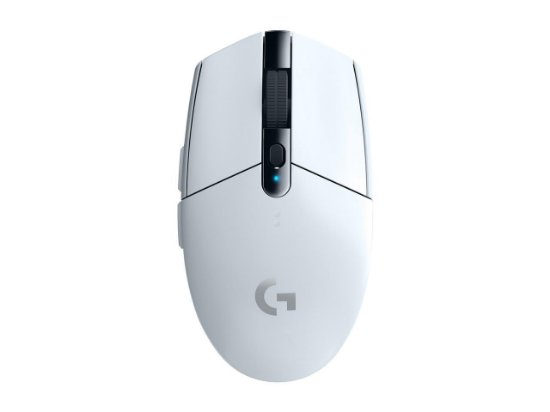 Miška LOGITECH Gaming G305 Lightspeed, brezžična, optična, 12000dpi, bela, USB