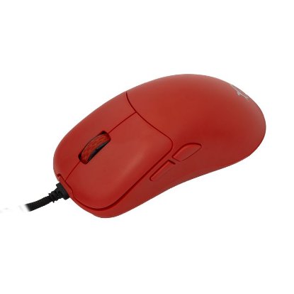 Miška WHITE SHARK Graphene, optična, 12400dpi, rdeči