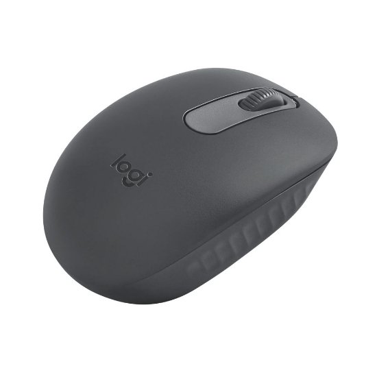 Miška LOGITECH M196, optična, brezžična, BT, 1000dpi, siva