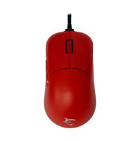 Miška WHITE SHARK Graphene, optična, 12400dpi, rdeči