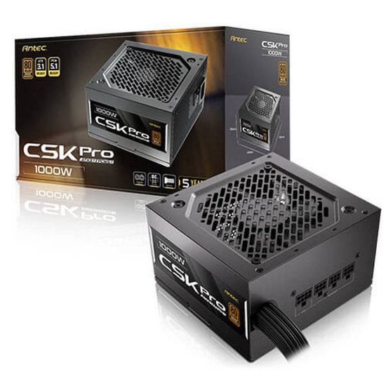 Napajalnik 1000W, ANTEC CSK Pro, 120mm vent., 80+ Bronze
