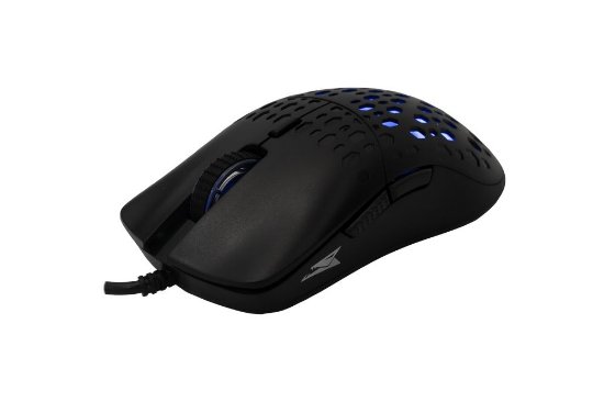 Miška BARACUDA BGM-021 Octopus, RGB, optična, 3600dpi, črna