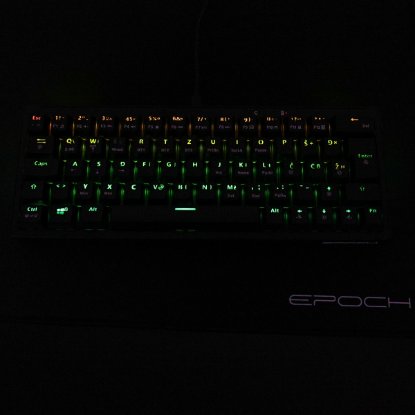 Tipkovnica EPOCH Kari, RGB, mehanička, brezžična, BT, UK/SLO/HR layout, črna, USB