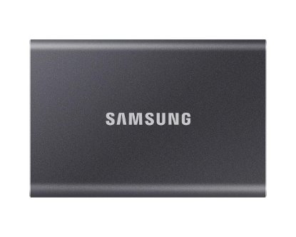 Zunanji SSD 1TB SAMSUNG T7, MU-PC1T0T/WW, 1050 MB/s,USB-C, V-Nand, sivi