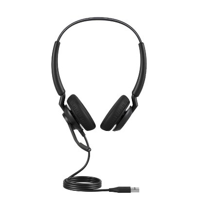 slušalke JABRA Engage 40 UC, on-ear, Stereo, USB-A, črne