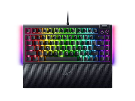 Tipkovnica RAZER BlackWidow V4 75%, mehanička, Orange switch, RGB, SLO/HR/US Layout, črna, USB