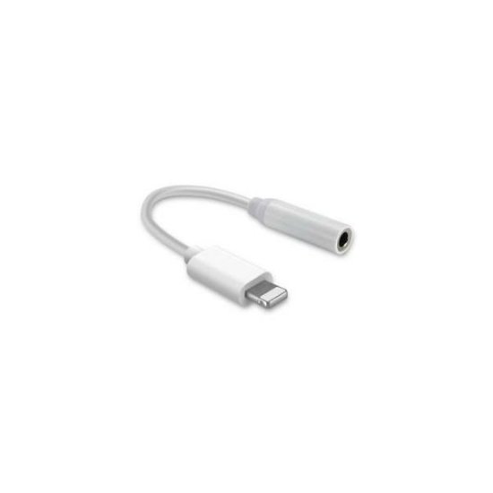 Adapter MAXMOBILE, Lightning (M) na 3.5mm (Ž), beli