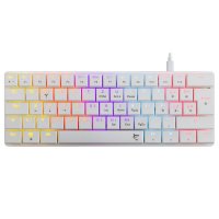 Tipkovnica WHITE SHARK GK-006122 Nagamaki, RGB, crveni switch, mehanička, UK/SLO/HR, USB, bela