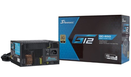 Napajalnik 850W SEASONIC G12 GC-850, ATX, 120mm vent., 80+ Gold